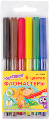 Фломастеры Юнландия Уроки рисования / 151414 - фото