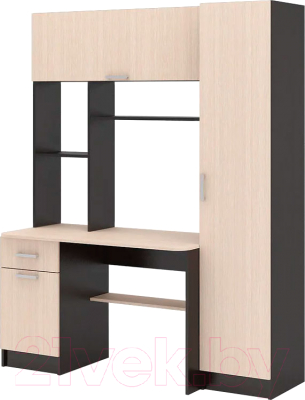 Компьютерный стол Стендмебель №7 (дуб белфорт/венге) - фото