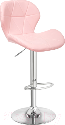 Стул барный Mio Tesoro Грация BS-035 (розовый/хром) - фото