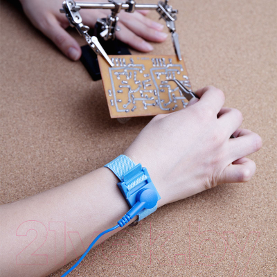 Браслет антистатический Rexant 12-0255