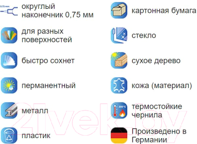 Маркер перманентный Edding 404 / 09-3993