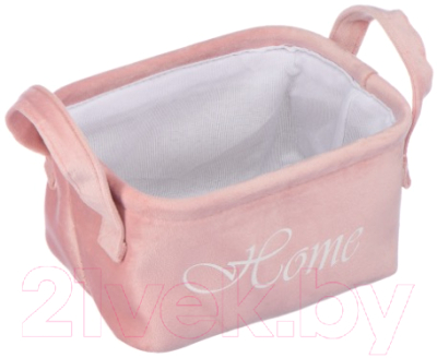 Корзина Handy Home Велюр 210x160x120 / LIS-33 S (розовый) - фото