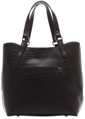 Сумка Souffle 273 / 2735010 (бордовый кайман эластичный)