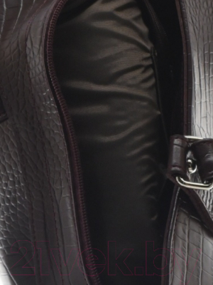 Сумка Souffle 273 / 2735010 (бордовый кайман эластичный)