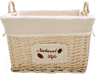 Корзина для белья Natural House Natural life 440x335x300 / EW-93 L - фото
