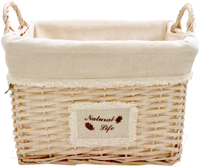 Корзина для белья Natural House Natural life 360x260x260 / EW-93 M - фото