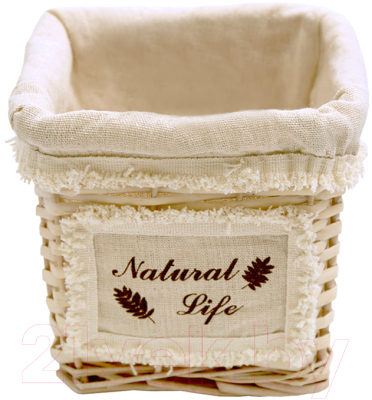 Корзина для белья Natural House Natural life 160x160x140 / EW-94 S - фото