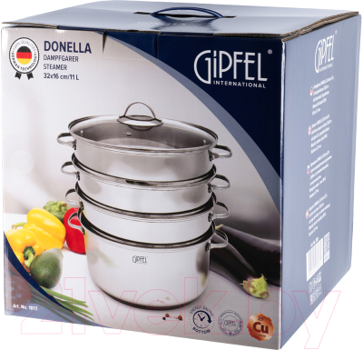 Кастрюля-пароварка Gipfel Donella 1813