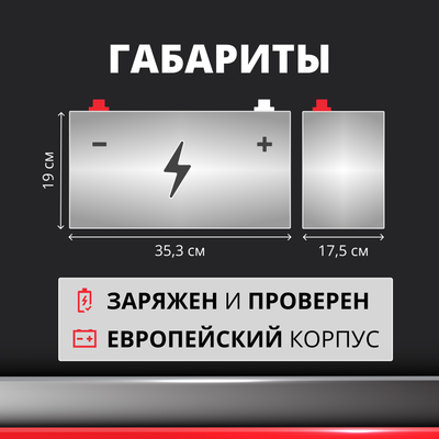 Автомобильный аккумулятор Zubr Ultra R+