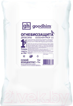 Защитно-декоративный состав GoodHim 1G Dry Огнебиозащита 1 группы / 98731 - фото