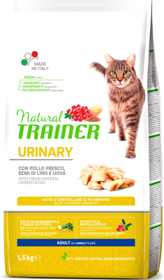 Сухой корм для кошек Trainer Natural Urinary Adult Chicken - фото