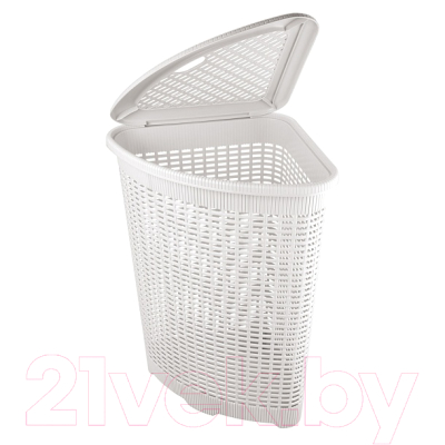 Корзина для белья Econova 433217516 (белый)
