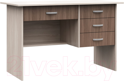 Письменный стол Стендмебель Сити (ясень шимо светлый/ясень шимо темный) - фото