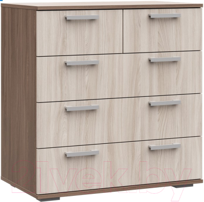Комод Стендмебель №5 (ясень шимо светлый/ясень шимо темный) - фото