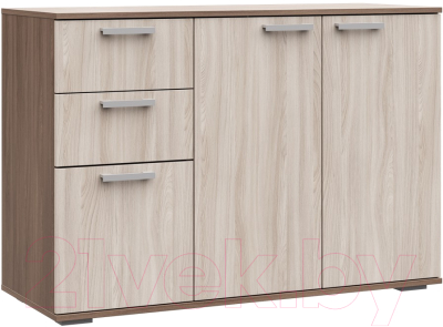 Тумба Стендмебель №3 (ясень шимо светлый/ясень шимо темный) - фото