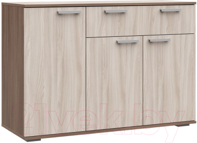 Тумба Стендмебель №4 (ясень шимо светлый/ясень шимо темный) - фото