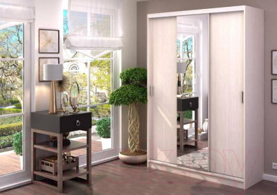 Шкаф-купе Стендмебель Альянс 1.5 (дуб белфорт)