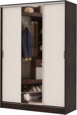 Шкаф-купе Стендмебель Альянс 1.5 (дуб белфорт/венге)