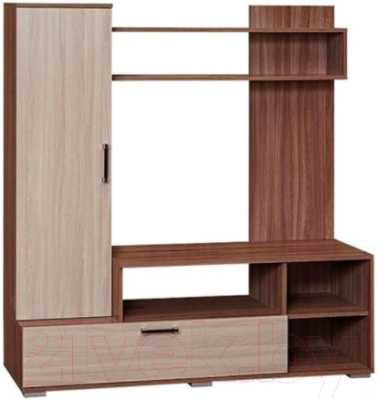 Стенка Стендмебель Лима (ясень шимо светлый/ясень шимо темный) - фото