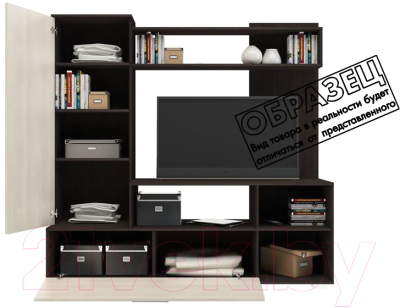 Стенка Стендмебель Лима (ясень шимо светлый/ясень шимо темный)