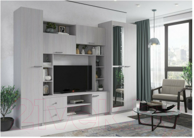 Стенка Стендмебель Марта-М (ясень анкор)