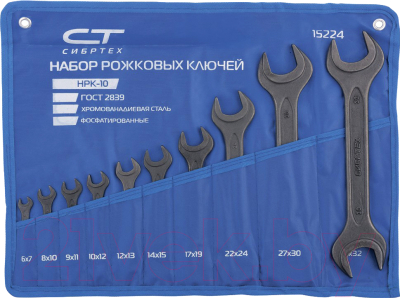 Набор ключей СибрТех 15224 - фото