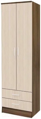 Шкаф Стендмебель Машенька ШК-201 (ясень шимо светлый/ясень шимо темный) - фото