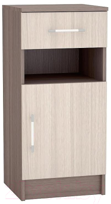 Тумба в прихожую Стендмебель Машенька ТБ-201 (ясень шимо светлый/ясень шимо темный) - фото