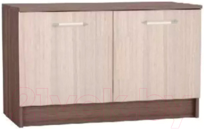 Тумба в прихожую Стендмебель Машенька ТБ-202 (ясень шимо светлый/ясень шимо темный) - фото