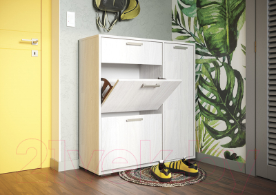 Тумба в прихожую Стендмебель Дели №4 (ясень анкор)