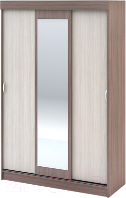 Шкаф-купе Стендмебель Басса ШКК-551 (ясень шимо светлый/ясень шимо темный) - фото