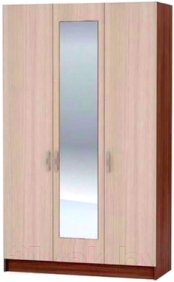 Шкаф Стендмебель Басса ШК-553 (ясень шимо светлый/ясень шимо темный) - фото