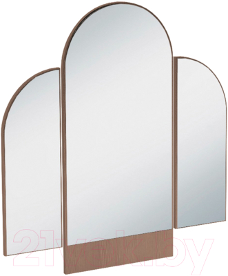 Зеркало Стендмебель Басса ЗР-552 трельяжное (ясень шимо темный) - фото