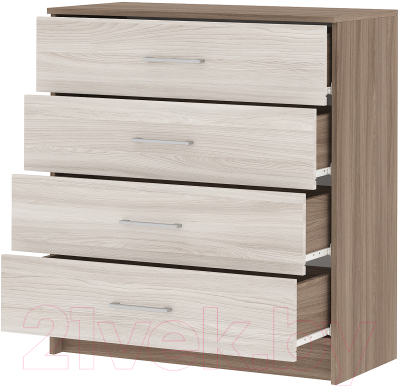Комод Стендмебель Гармония КМ-601 (ясень шимо светлый/ясень шимо темный)