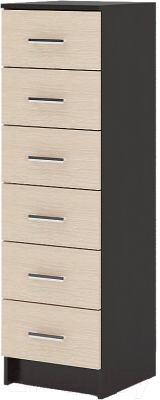 Комод Стендмебель Гармония КМ-602 (дуб белфорт/венге) - фото