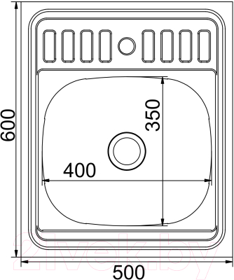 Мойка кухонная Mixline 527966