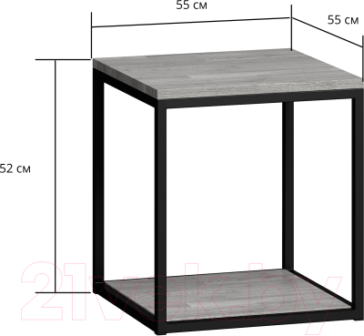 Журнальный столик Loftyhome Саутфилд 12 / 1626999