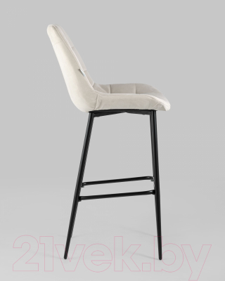 Стул барный Stool Group Флекс / AV 405-N02-08(B) (велюр бежевый)