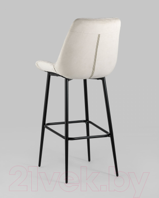 Стул барный Stool Group Флекс / AV 405-N02-08(B) (велюр бежевый)