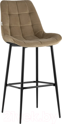 Стул барный Stool Group Флекс / AV 405-N07-08(B) (велюр капучино) - фото