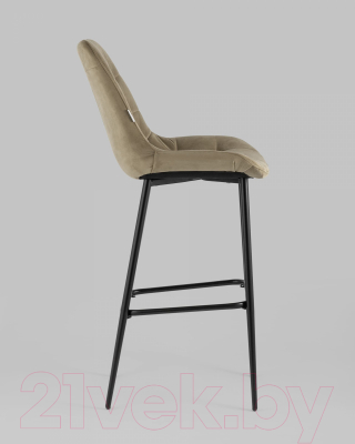 Стул барный Stool Group Флекс / AV 405-N07-08(B) (велюр капучино)