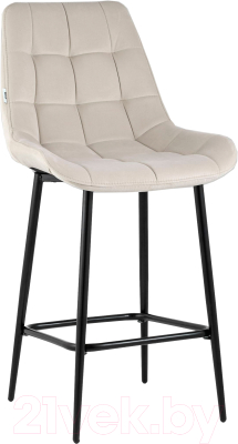 Стул барный Stool Group Флекс / AV 405-N02-08(PP) (велюр бежевый) - фото