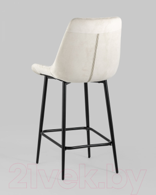 Стул барный Stool Group Флекс / AV 405-N02-08(PP) (велюр бежевый)