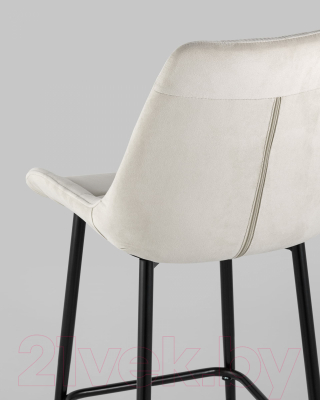 Стул барный Stool Group Флекс / AV 405-N02-08(PP) (велюр бежевый)