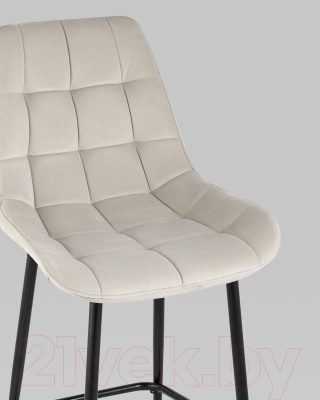 Стул барный Stool Group Флекс / AV 405-N02-08(PP) (велюр бежевый)