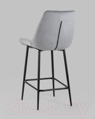 Стул барный Stool Group Флекс / AV 405-N25-08(PP) (велюр серый)