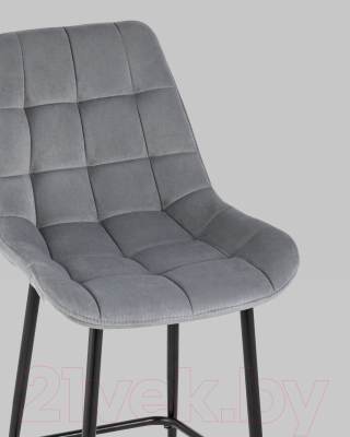 Стул барный Stool Group Флекс / AV 405-N25-08(PP) (велюр серый)