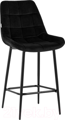 Стул барный Stool Group Флекс / AV 405-N28-08(PP) (велюр черный) - фото