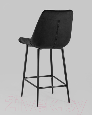 Стул барный Stool Group Флекс / AV 405-N28-08(PP) (велюр черный)