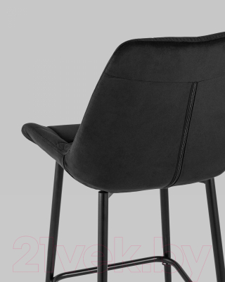 Стул барный Stool Group Флекс / AV 405-N28-08(PP) (велюр черный)